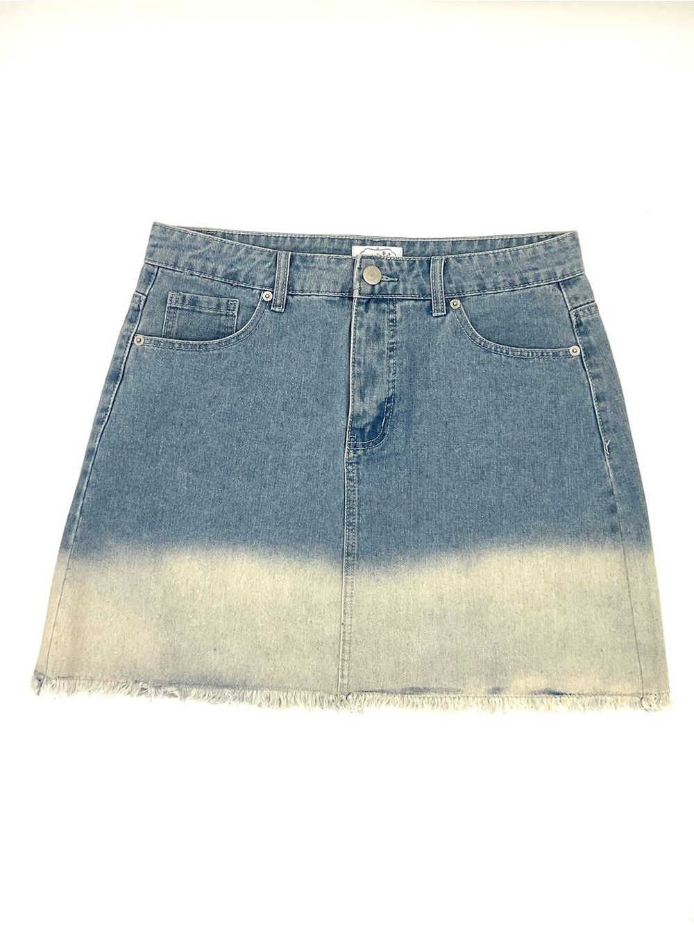 NWOT Mudpie Dipped Denim Skirt, Medium